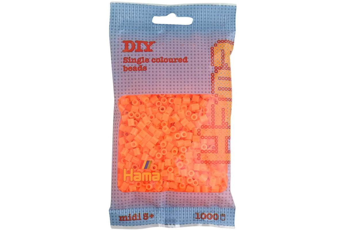 Hama midi 1000 stk Neon Orange 207-38