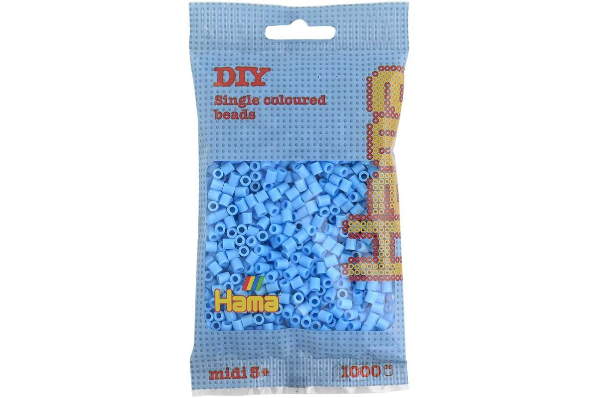 Hama midi 1000 stk Pastel Blå 207-46