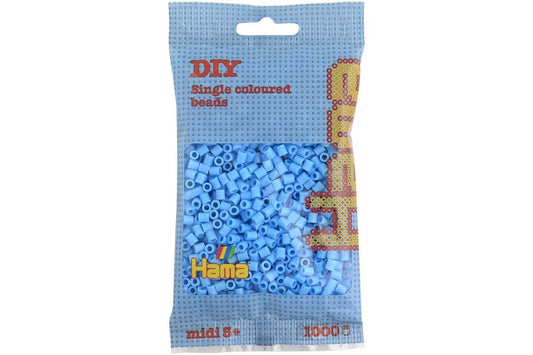 Hama midi 1000 stk Pastel Blå 207-46