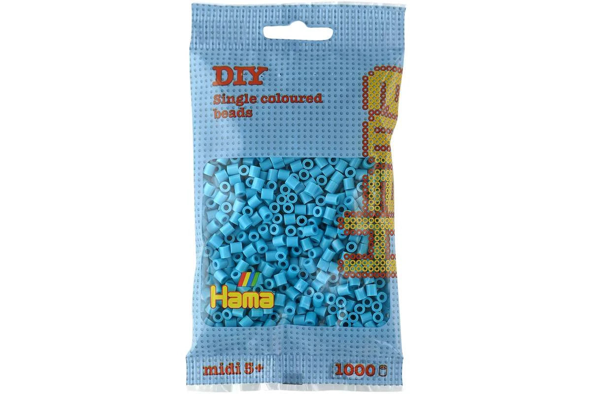 Hama midi 1000 stk. Azurblå 207-49