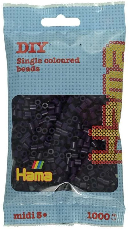 Hama midi 1000 stk aubergine 207-108