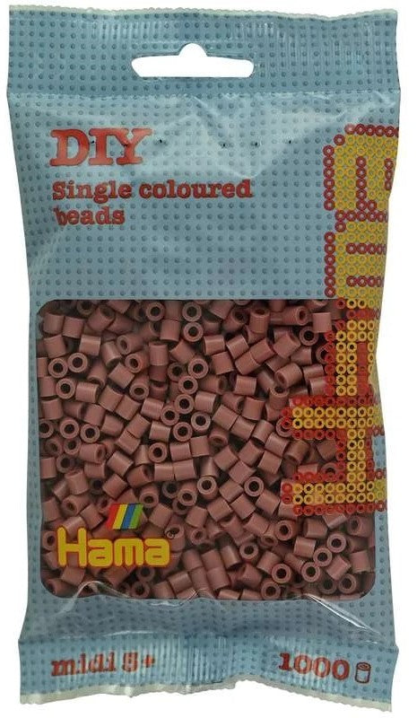 Hama midi 1000 stk mørk blush 207-111