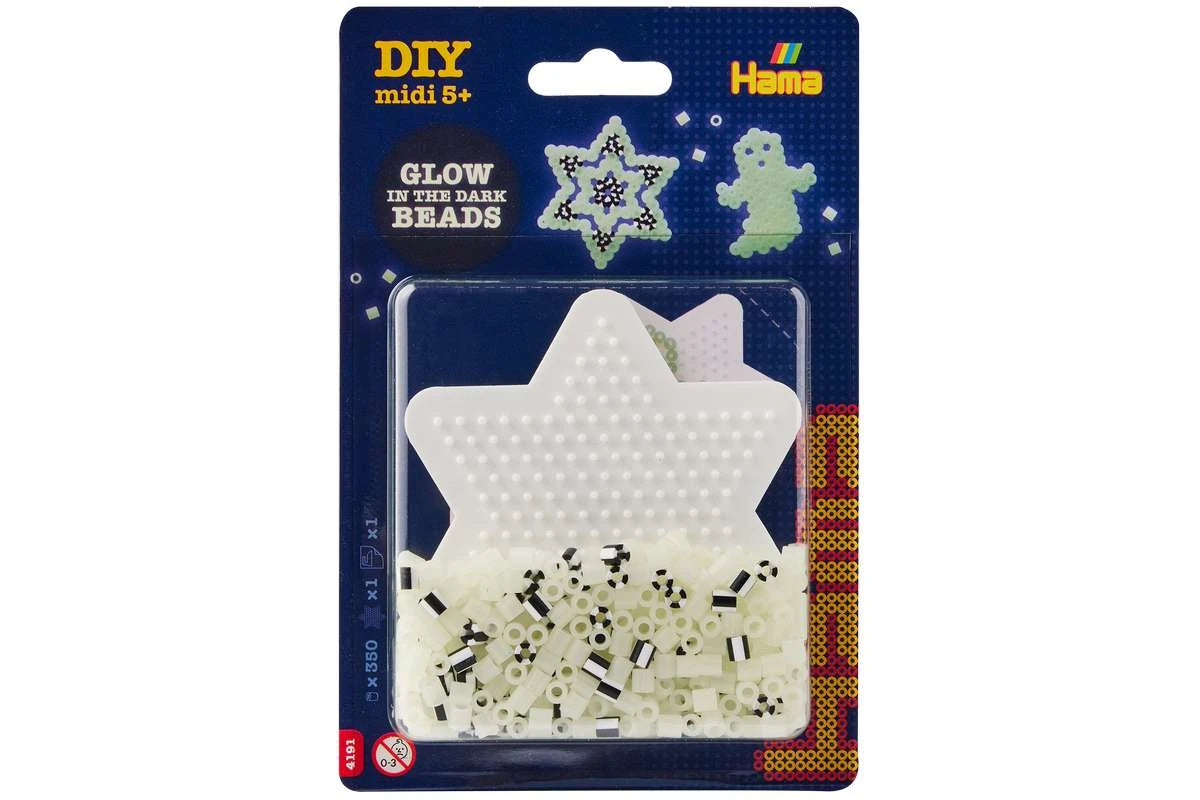 HAMA Hama midi blister lille stjerne plade + perler