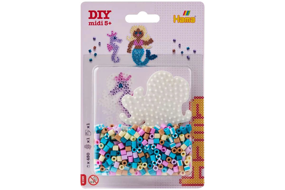 HAMA Hama midi blister lille havfrue plade + perler