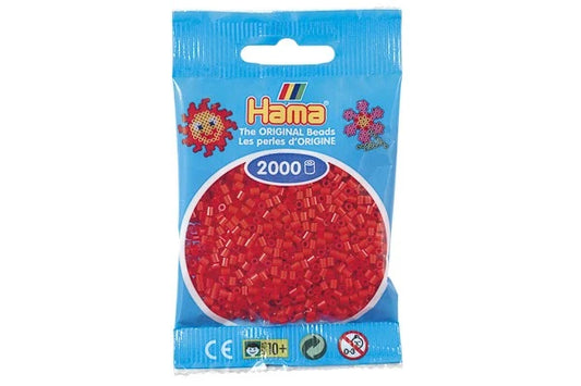 Hama mini perler rød 501-05
