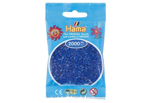Hama mini perler blå 501-08