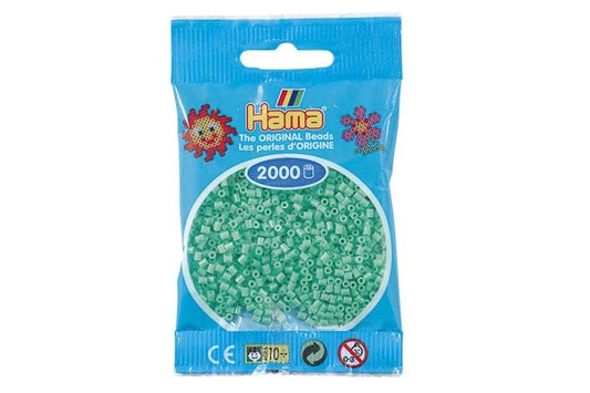 Hama mini perler lysgrøn 501-11