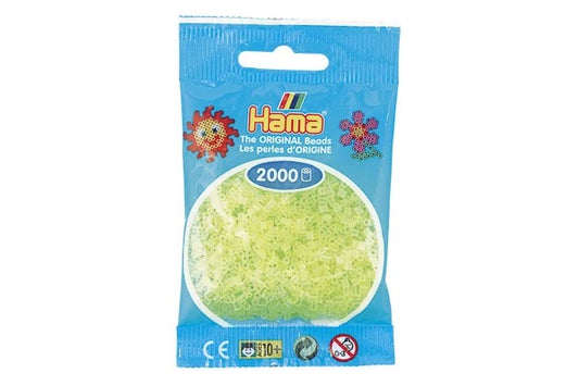 Hama mini perler neon gul 501-34