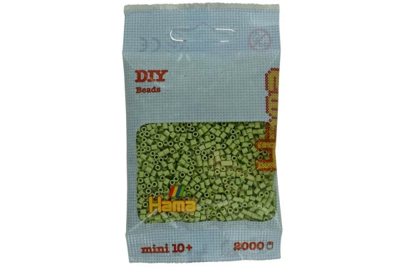 Hama mini perler 2000stk mørk matcha 501-110
