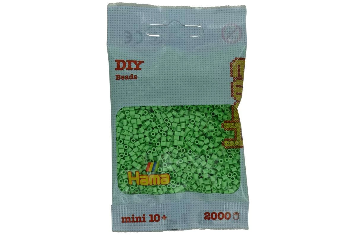 Hama mini perler 2000 stk klar grøn 501-115