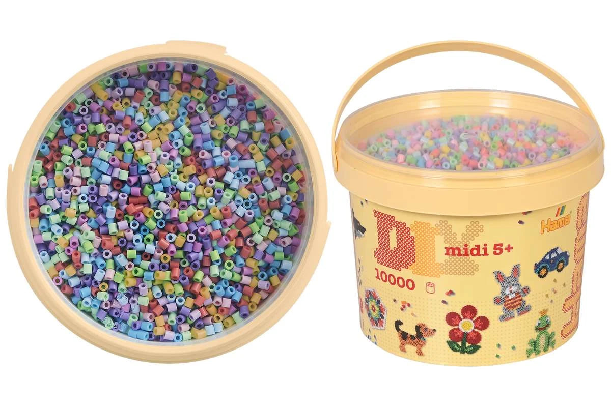 HAMA Hama midi perler 10.000stk pastel mix 50