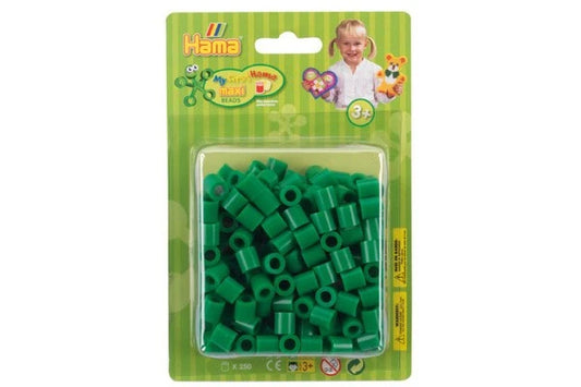 Hama maxi perler i blister 250 stk. grøn 8510