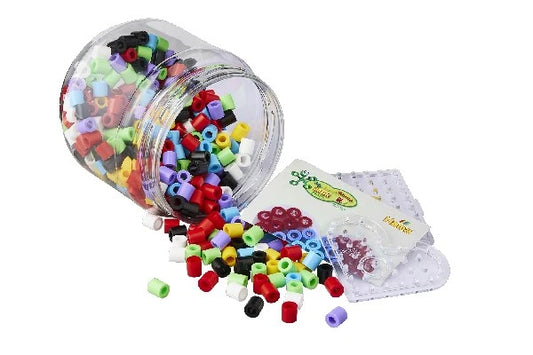 Hama maxi 400 perler+2 plader i grøn dåse