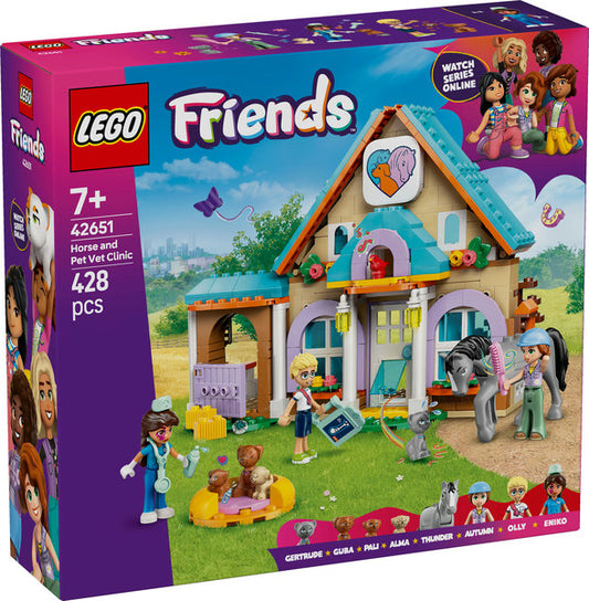LEGO Friends Dyrlægeklinik for heste og kæledyr 42651