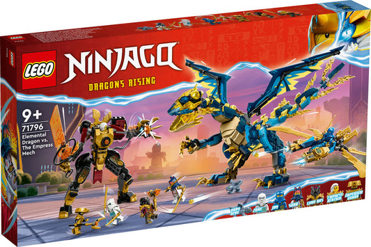 Lego Ninjago Elementdrage mod kejserinde-kamprobotten 71796