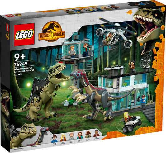 LEGO Jurassic World Giganotosaurus og therizinosaurus-angreb 76949