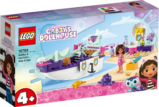 LEGO Gabby's Dollhouse LEGO Gabby og havkats skib og spa 10786