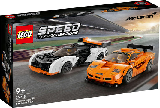 LEGO Speed Champions byggesæt med McLaren Solus GT og F1 LM 76918