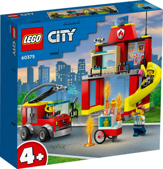 LEGO City Brandstation og brandbil 60375