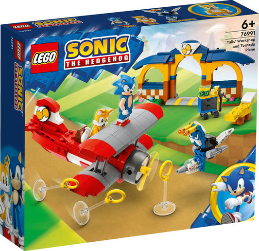 LEGO Sonic The Hedgehog Tails' værksted og Tornado-fly  76991