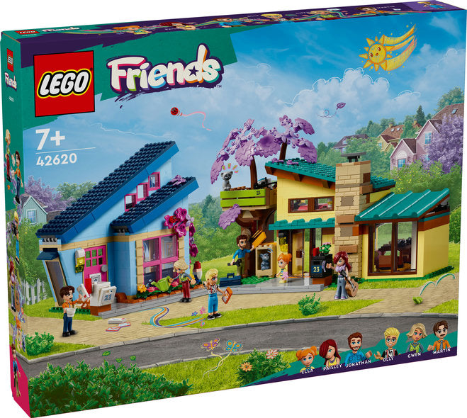 LEGO Friends Olly og Paisleys huse 42620