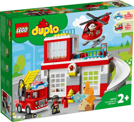 LEGO Duplo Brandstation og helikopter 10970