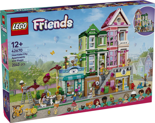 LEGO Friends Heartlake City lejligheder og butikker 42670