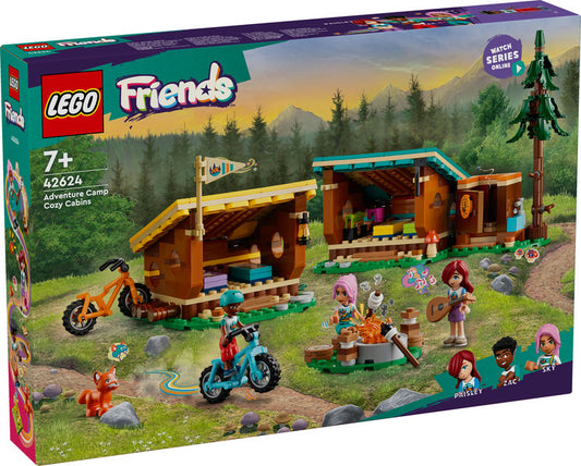 LEGO Friends Adventure Camp – hyggelige hytter 42624
