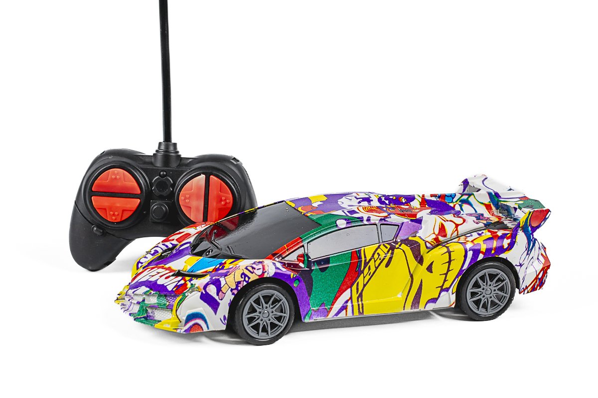 Graffiti Racing car R/C w/light 1:20, 27MHz