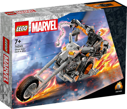 LEGO Marvel Mech-robot og motorcykel 76245