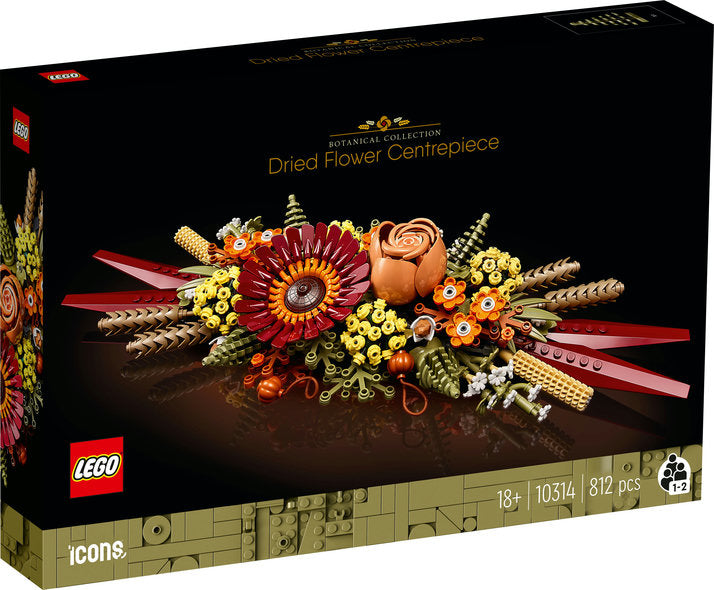 LEGO Dekoration med tørrede blomster 10314