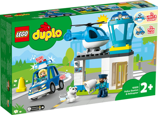 LEGO Duplo Politistation og helikopter 10959