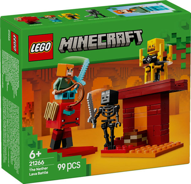 LEGO Minecraft Nether-lavakampen 21266