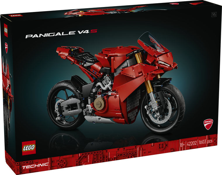 LEGO Technic Ducati Panigale V4 S-motorcykel 42202