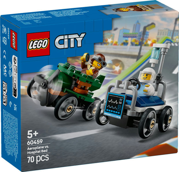 LEGO City Racerbilpakken fly mod hospitalsseng 60459