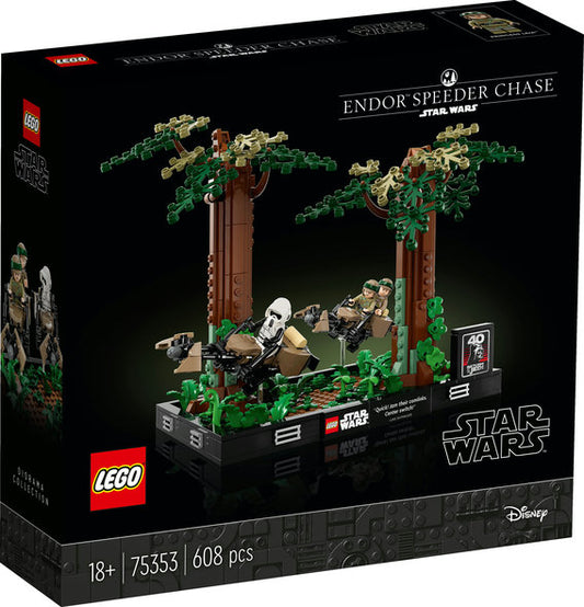 LEGO Star Wars Diorama med speederjagt på Endor 75353