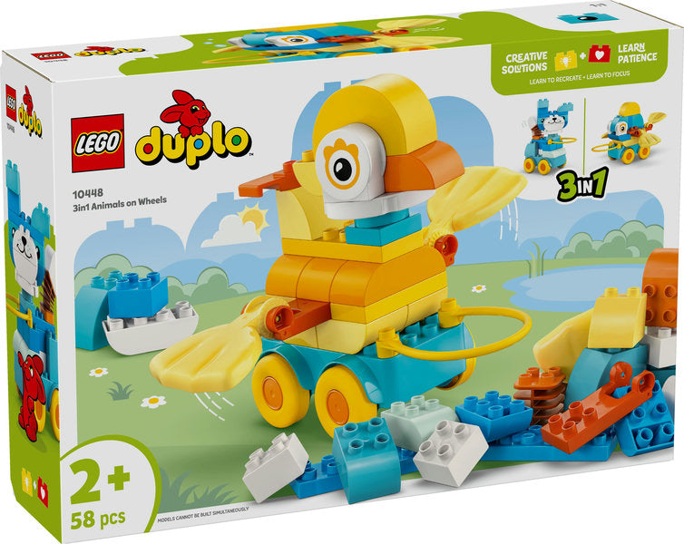 LEGO Duplo 3-i-1-dyr på hjul 10448