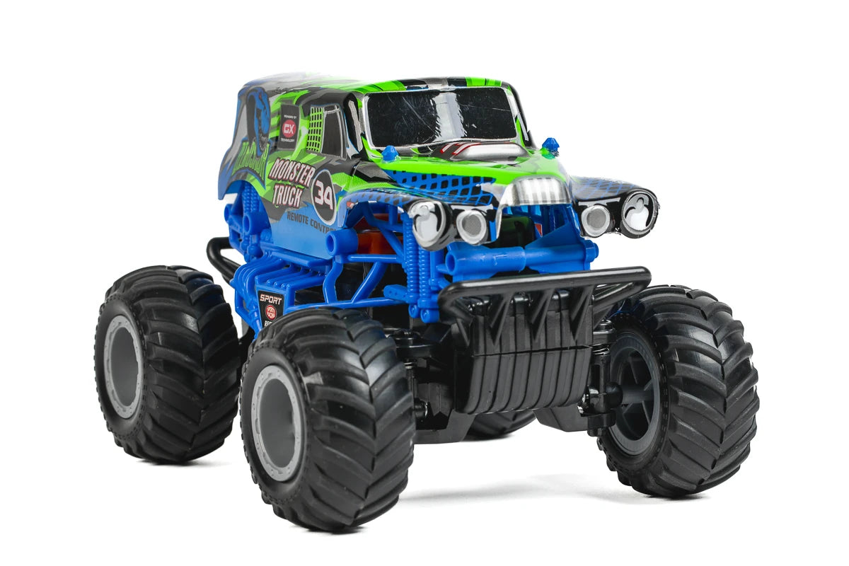 TEC-TOY Monster Truck R/C 1:20 2,4GHz, blue/green