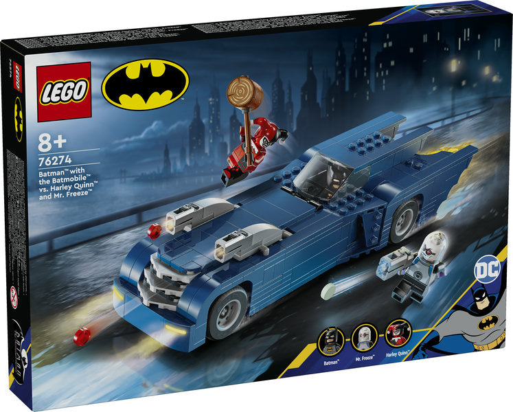 LEGO Batman Batman og Batmobile mod Harley Quinn 76274