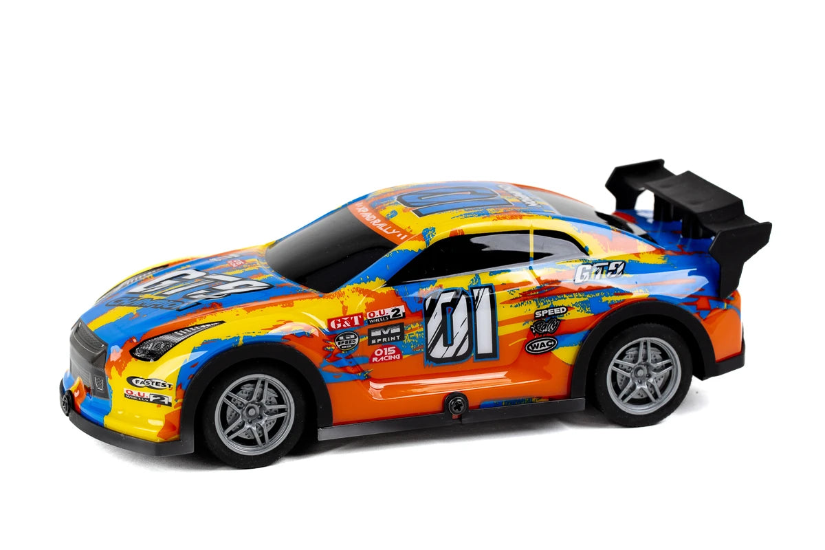 TEC-TOY Champion GT9 w/light R/C 1:22, 2,4GHz, yellow/blue