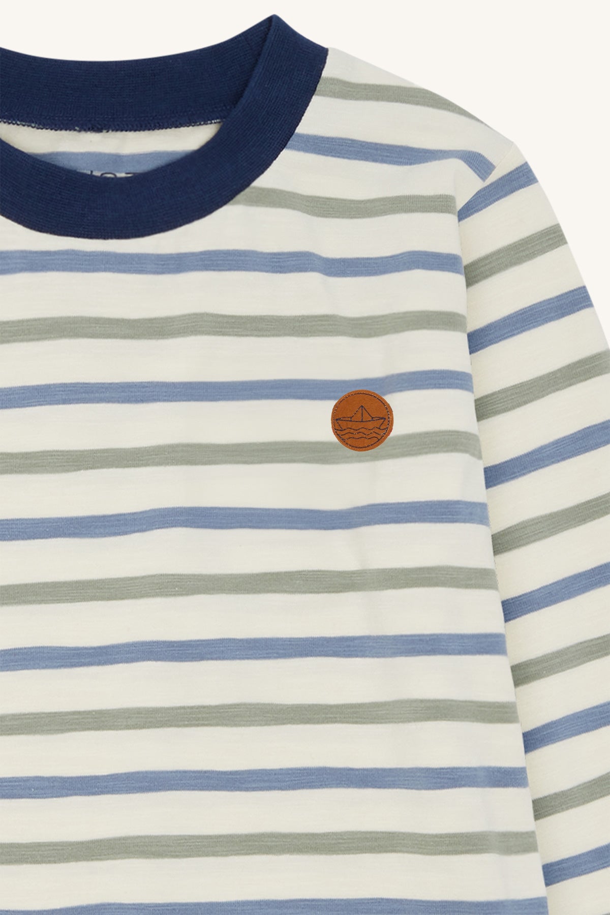Hust and Claire langærmet stribet T-shirt 104 cm