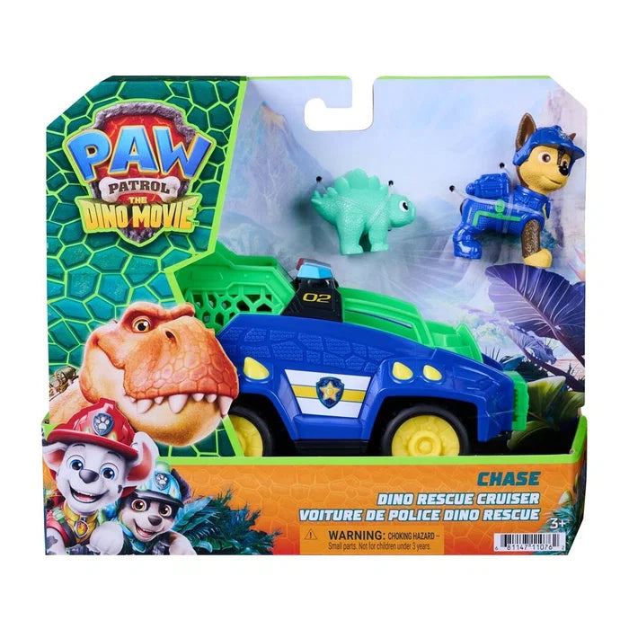 Paw Patrol Movie 3 Dino Theme Vehicle Chase