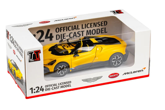 TEC-TOY Bugatti Mistral 1:24 die-cast, yellow