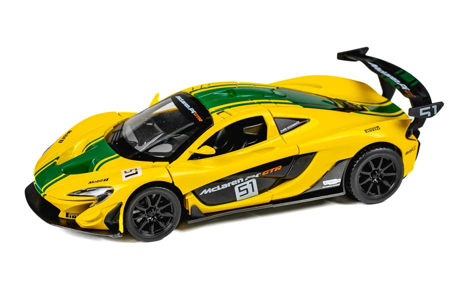 TEC-TOY McLaren P1 GTR 1:24 die-cast, yellow