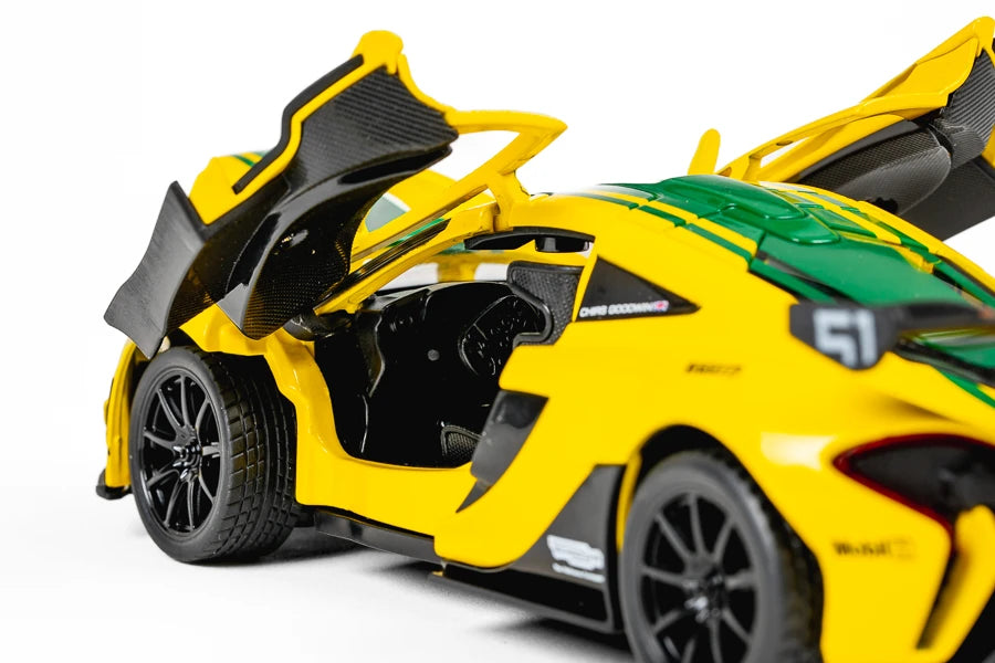 TEC-TOY McLaren P1 GTR 1:24 die-cast, yellow