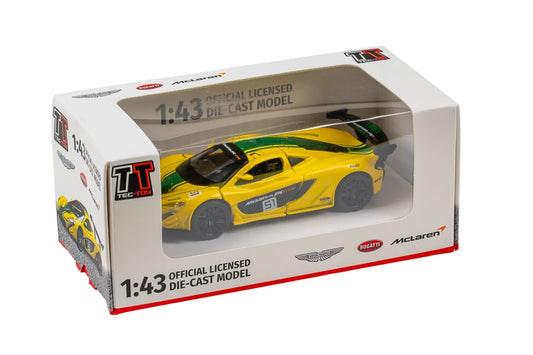 TEC-TOY McLaren P1 GTR 1:43 die-cast, yellow