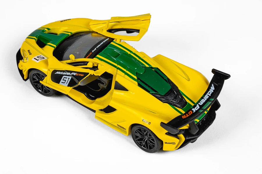 TEC-TOY McLaren P1 GTR 1:43 die-cast, yellow