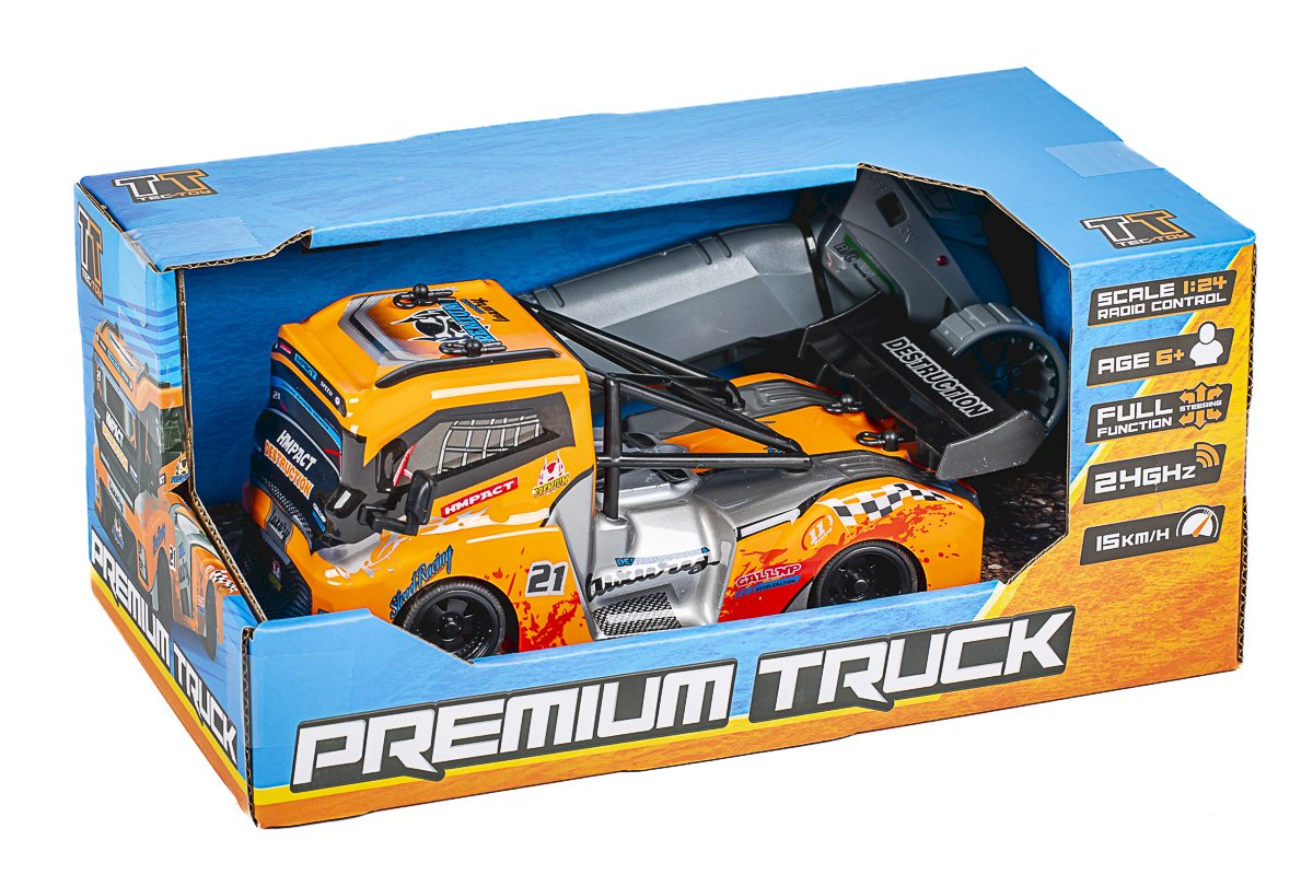 TEC-TOY Premium Truck R/C 1:24 2,4GHz, orange