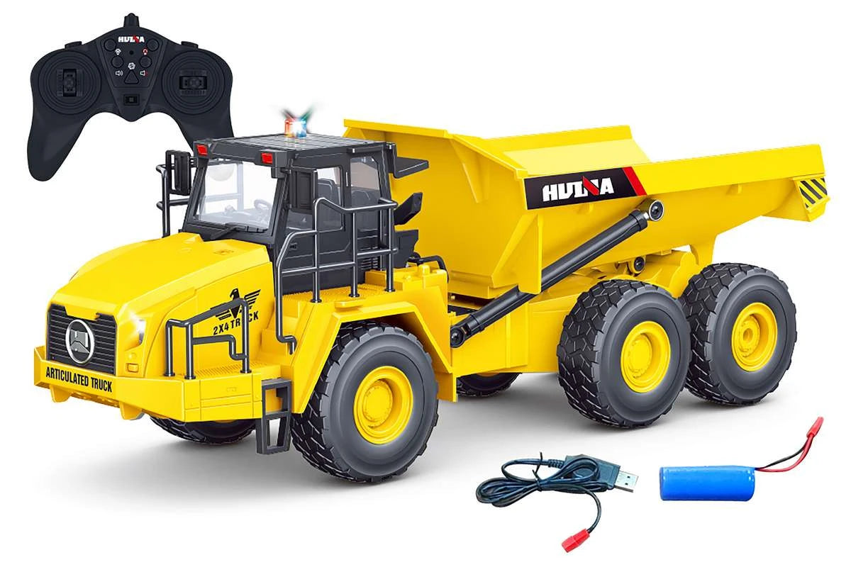 HUINA Dump Truck R/C 1:16, 2,4GHz Lipo, 11 channels