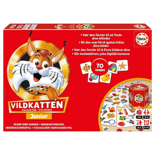 Vildkatten junior 70 brikker